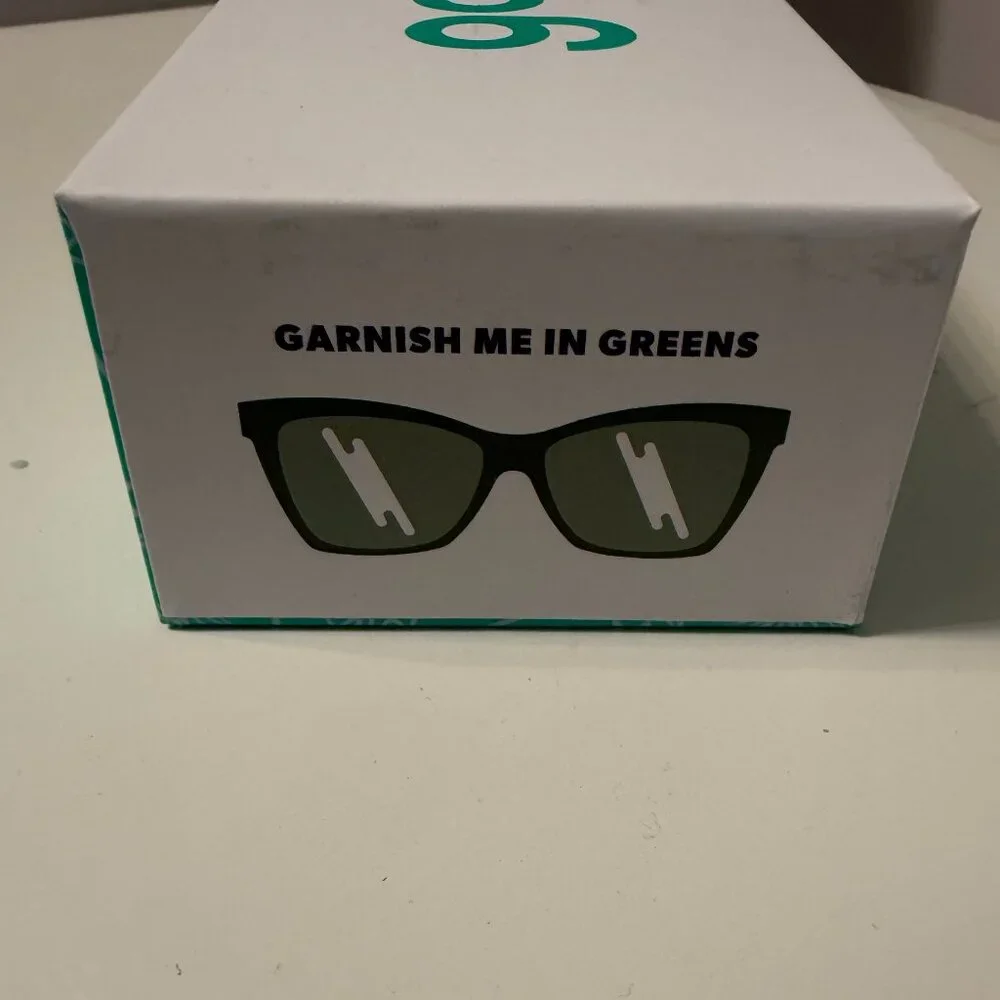NEW *goodr* POP-G Sunglasses | Garnish Me in Greens | Dark Green | New in Box - Picture 5 of 9